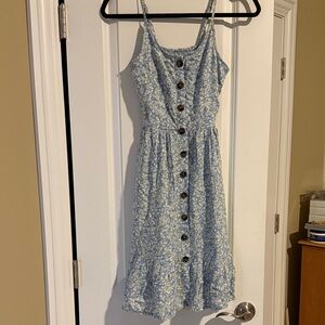 Marshalls Blue and Yellow Floral Dress